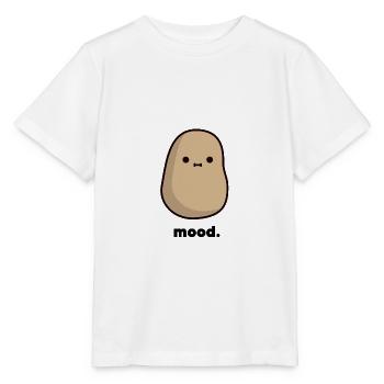 Potato mood. - Stanley/Stella MINI CREATOR Kids’ T-Shirt - white - Front - Maike (125cm)