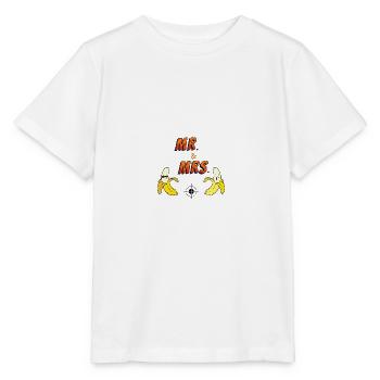 Mr. & MRS. - Stanley/Stella Kinder T-Shirt MINI CREATOR  - Weiß - Vorne - Maike (125cm)