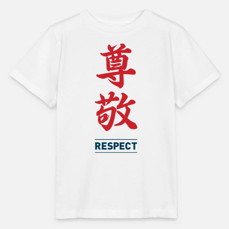 Respect 2 - T-shirt bio MINI CREATOR Stanley/Stella Enfant - blanc