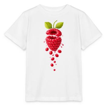 Framboise juteuse et suréaliste - T-shirt bio MINI CREATOR Stanley/Stella Enfant - blanc - Devant - Maike (125cm)