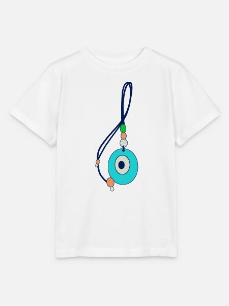 Nazar-Amulett böse Blicke - Stanley/Stella Kinder T-Shirt MINI CREATOR  - Weiß