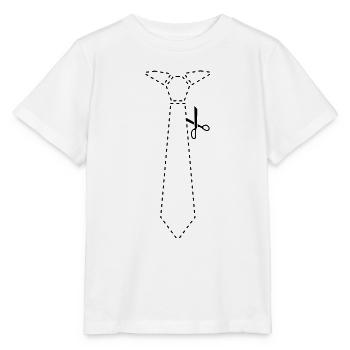 cut_out_tie - T-shirt bio MINI CREATOR Stanley/Stella Enfant - blanc - Devant - Maike (125cm)