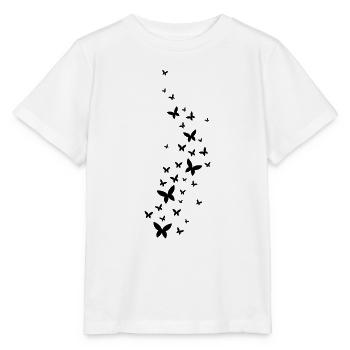 Papillons volants - T-shirt bio MINI CREATOR Stanley/Stella Enfant - blanc - Devant - Maike (125cm)