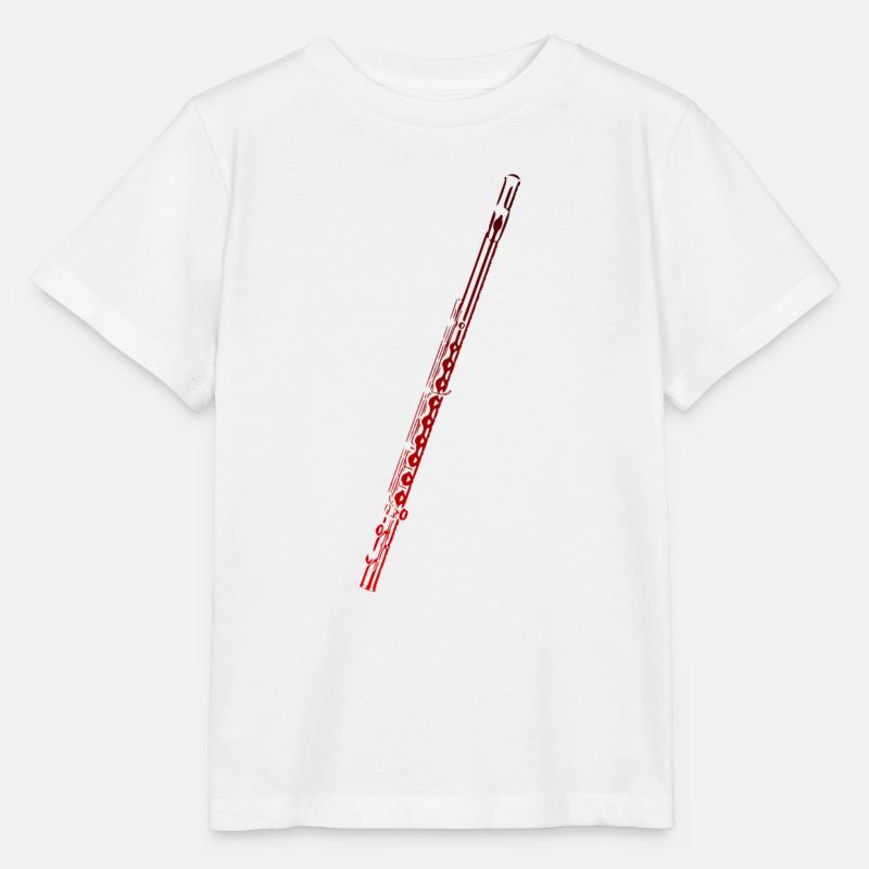 Flute - T-shirt bio MINI CREATOR Stanley/Stella Enfant - blanc