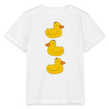 Trois canetons - T-shirt bio MINI CREATOR Stanley/Stella Enfant - blanc - Devant - Maike (125cm)