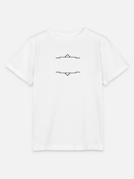 frame ornament (1c) - Stanley/Stella Kinder T-Shirt MINI CREATOR  - Weiß
