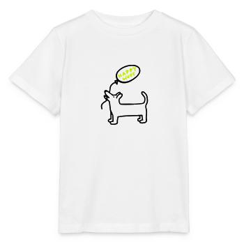 happy wuff - Stanley/Stella Kinder T-Shirt MINI CREATOR  - Weiß - Vorne - Maike (125cm)