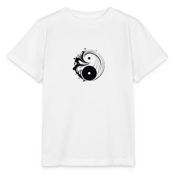 Yin Yang - Stanley/Stella Kinder T-Shirt MINI CREATOR  - Weiß - Vorne - Maike (125cm)