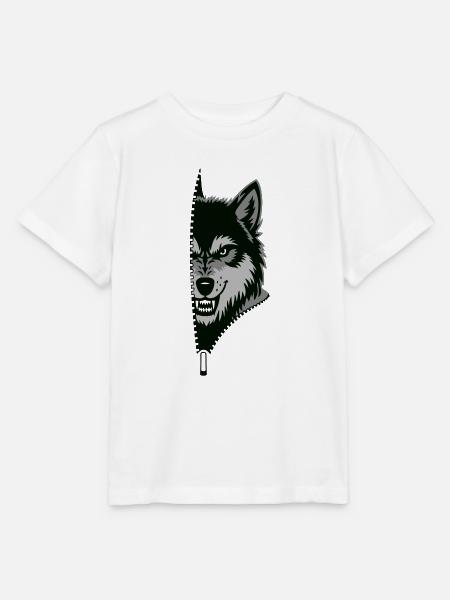 Wolf - Stanley/Stella Kinder T-Shirt MINI CREATOR - Weiß