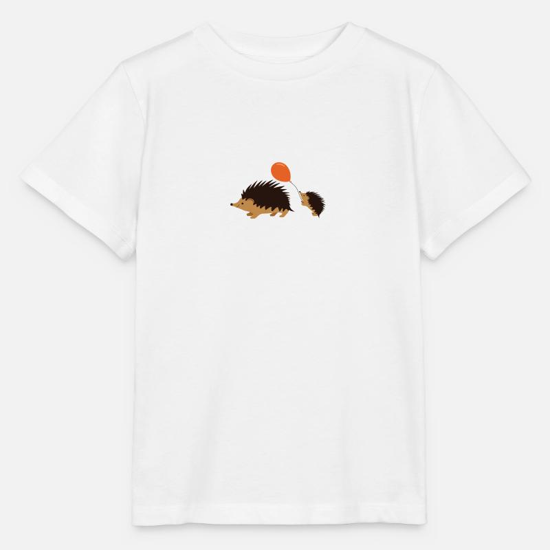 hérisson - T-shirt bio MINI CREATOR Stanley/Stella Enfant - blanc