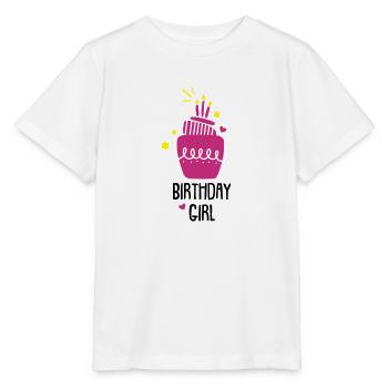 Geburtstagsshirt Mädchen - Stanley/Stella Kinder T-Shirt MINI CREATOR  - Weiß - Vorne - Maike (125cm)