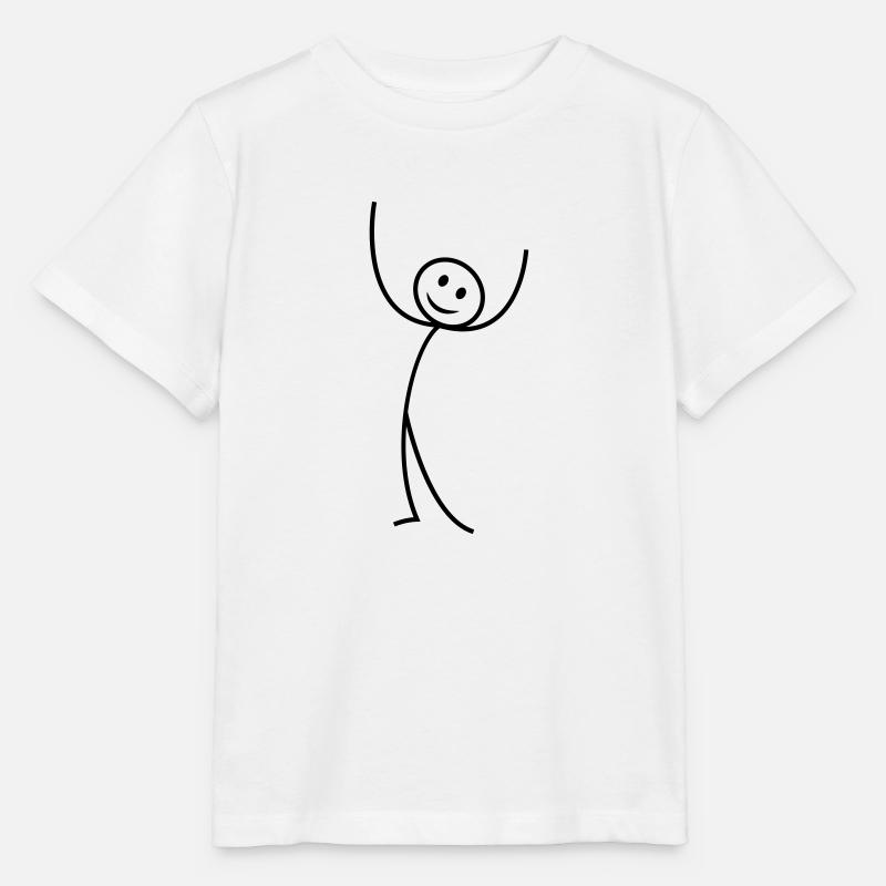 Strichmännchen - Stanley/Stella Kinder T-Shirt MINI CREATOR - Weiß