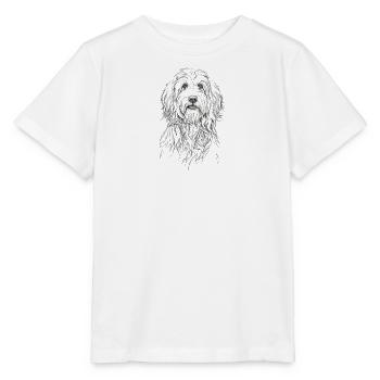 Bergamo Shepherd Dog German Shepherd Bergamasco Dog - Stanley/Stella MINI CREATOR Kids’ T-Shirt - white - Front - Maike (125cm)