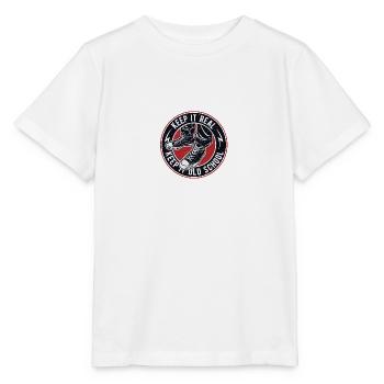Keep It Keep Real It Old School Vintage - T-shirt bio MINI CREATOR Stanley/Stella Enfant - blanc - Devant - Maike (125cm)
