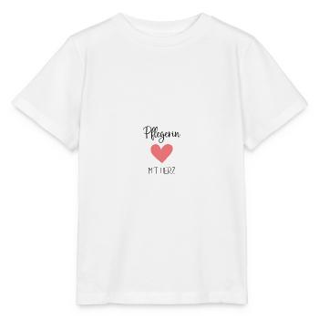 Pflegerin Altenpflegerin Pflege mit Herz - Stanley/Stella Kinder T-Shirt MINI CREATOR  - Weiß - Vorne - Maike (125cm)