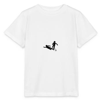 Fussballer Fussballspieler Fussball Sprüche Foul - Stanley/Stella Kinder T-Shirt MINI CREATOR  - Weiß - Vorne - Maike (125cm)
