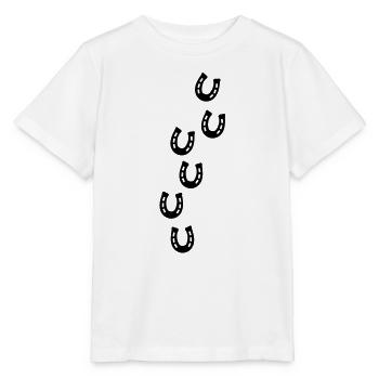 Horseshoe Track - Stanley/Stella MINI CREATOR Kids’ T-Shirt - white - Front - Maike (125cm)