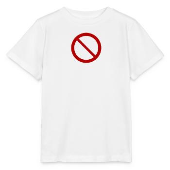 Interdit T-Shirt Cadeau Humour - T-shirt bio MINI CREATOR Stanley/Stella Enfant - blanc - Devant - Maike (125cm)