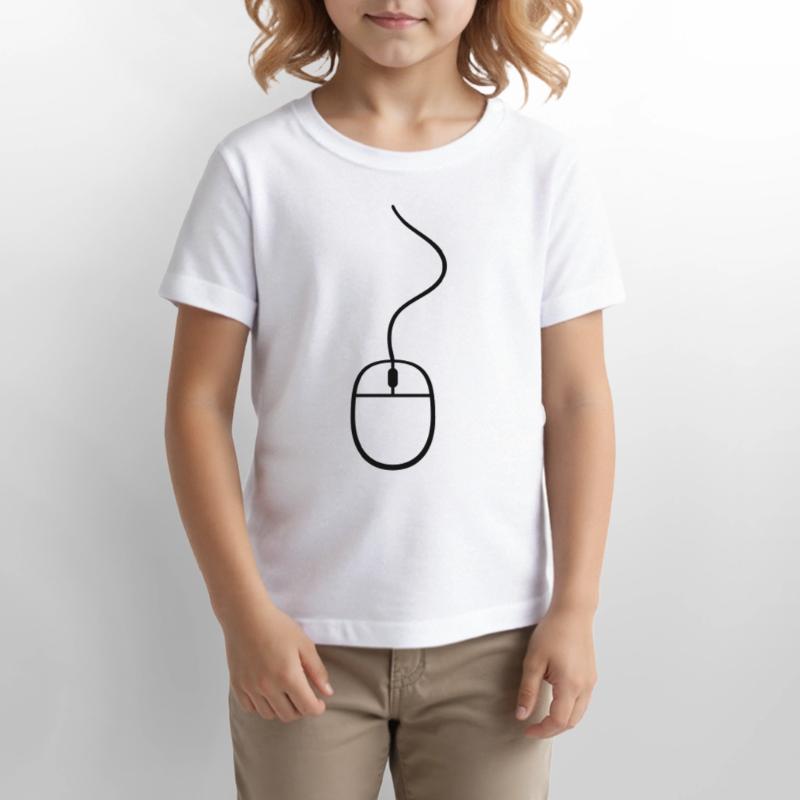 control mouse click computer cable pc computer onl Stanley/Stella MINI CREATOR Kids’ T-Shirt
