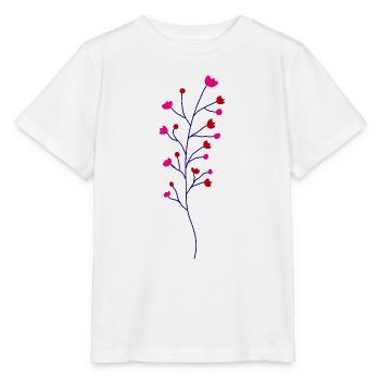 Flower Flower Plant - T-shirt bio MINI CREATOR Stanley/Stella Enfant - blanc - Devant - Maike (125cm)