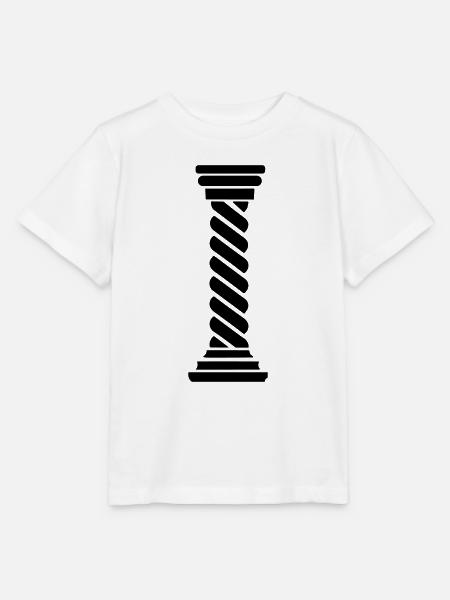 Griechische Säule - Stanley/Stella Kinder T-Shirt MINI CREATOR  - Weiß