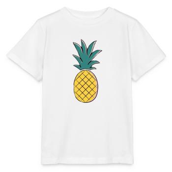 Pineapple - T-shirt bio MINI CREATOR Stanley/Stella Enfant - blanc - Devant - Maike (125cm)