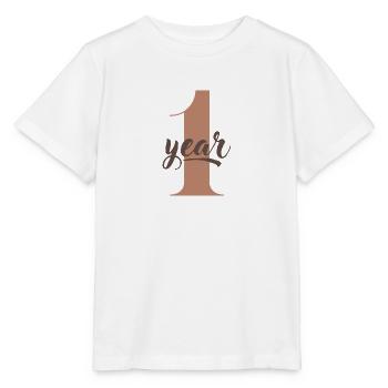 Baby's first year / 1 year old - Stanley/Stella MINI CREATOR Kids’ T-Shirt - white - Front - Maike (125cm)