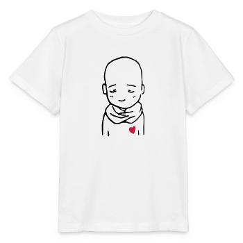 Garçon timide - T-shirt bio MINI CREATOR Stanley/Stella Enfant - blanc - Devant - Maike (125cm)