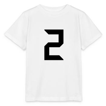 2 JAHRE. 2. JUBILÄUM. GEBURTSTAG 2 JAHRE. 2 - Stanley/Stella Kinder T-Shirt MINI CREATOR  - Weiß - Vorne - Maike (125cm)