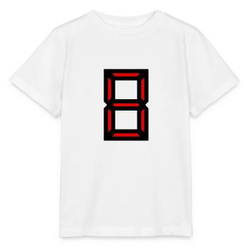 8. 8 YEARS. 8TH ANNIVERSARY. BIRTHDAY 8 YEARS - Stanley/Stella MINI CREATOR Kids’ T-Shirt - white - Front - Maike (125cm)