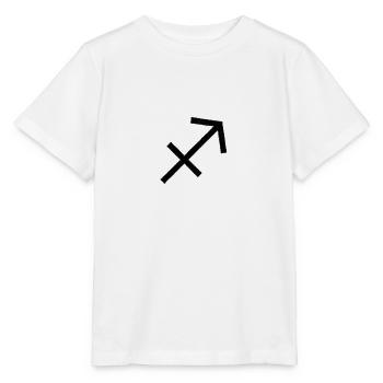 SYMBOLE DU SAGITTAIRE DANS L'HUILE - T-shirt bio MINI CREATOR Stanley/Stella Enfant - blanc - Devant - Maike (125cm)