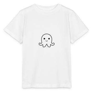 Pieuvre - T-shirt bio MINI CREATOR Stanley/Stella Enfant - blanc - Devant - Maike (125cm)