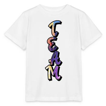 Équipe - T-shirt bio MINI CREATOR Stanley/Stella Enfant - blanc - Devant - Maike (125cm)