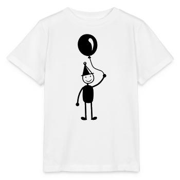 Geburtstag Ballon - Stanley/Stella Kinder T-Shirt MINI CREATOR  - Weiß - Vorne - Maike (125cm)