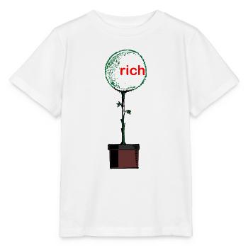 Saat säen, durchhalten, verzichten, ernten, staune - Stanley/Stella Kinder T-Shirt MINI CREATOR  - Weiß - Vorne - Maike (125cm)