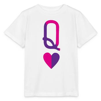 Reine de cœur - T-shirt bio MINI CREATOR Stanley/Stella Enfant - blanc - Devant - Maike (125cm)