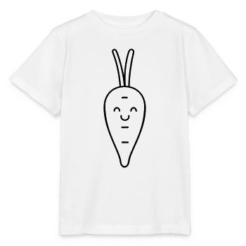 Carrot - Stanley/Stella MINI CREATOR Kids’ T-Shirt - white - Front - Maike (125cm)