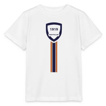 Montpellier Fussballverein - Stanley/Stella Kinder T-Shirt MINI CREATOR  - Weiß - Vorne - Maike (125cm)