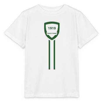 Saint Etienne football club - T-shirt bio MINI CREATOR Stanley/Stella Enfant - blanc - Devant - Maike (125cm)