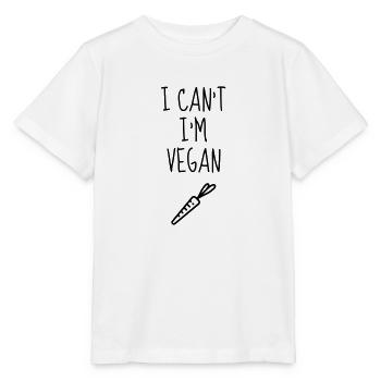 Vegetarier / Vegetarismus / Vegan / Vegetarierin - Stanley/Stella Kinder T-Shirt MINI CREATOR  - Weiß - Vorne - Maike (125cm)