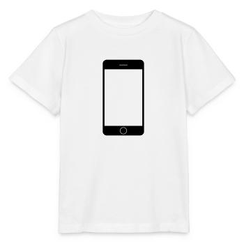 Handy Smartphone - Stanley/Stella Kinder T-Shirt MINI CREATOR  - Weiß - Vorne - Maike (125cm)
