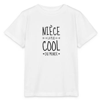 Niece Nichte Nièce Baby Bébé Family - Stanley/Stella MINI CREATOR Kids’ T-Shirt - white - Front - Maike (125cm)