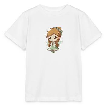 Fairy with wings Forest Child Girl Fairy Tale Spell - Stanley/Stella MINI CREATOR Kids’ T-Shirt - white - Front - Maike (125cm)