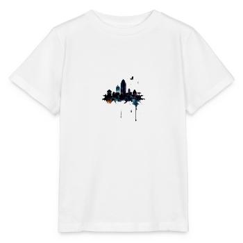 skyline,stadt,tinte,graffiti,urban - Stanley/Stella Kinder T-Shirt MINI CREATOR  - Weiß - Vorne - Maike (125cm)