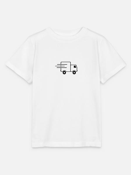 express-transporter / Schnelllaster (1c) - Stanley/Stella Kinder T-Shirt MINI CREATOR  - Weiß