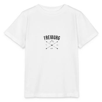 Freiburg Schwarzwald Motiv Freiburger - Stanley/Stella Kinder T-Shirt MINI CREATOR  - Weiß - Vorne - Maike (125cm)