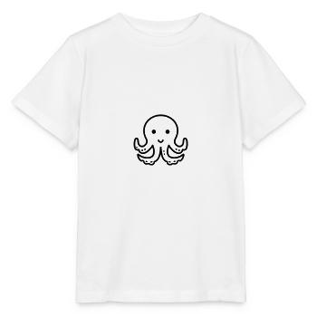 Pieuvre - T-shirt bio MINI CREATOR Stanley/Stella Enfant - blanc - Devant - Maike (125cm)