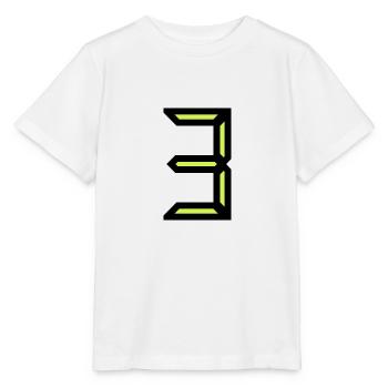 3. 3 YEARS. 3RD ANNIVERSARY. BIRTHDAY 3 YEARS - Stanley/Stella MINI CREATOR Kids’ T-Shirt - white - Front - Maike (125cm)