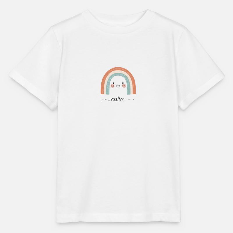 Cara! Rainbow design, customizable - Stanley/Stella MINI CREATOR Kids’ T-Shirt - white
