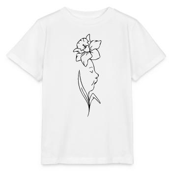 bébé fleur - T-shirt bio MINI CREATOR Stanley/Stella Enfant - blanc - Devant - Maike (125cm)